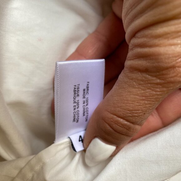 PROENZA Schouler Women BNWOT White Puff Sleeve Poplin Top New White Label - Picture 12 of 15